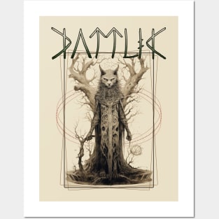 Kattlik catlike shaman Posters and Art